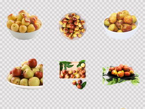 新鮮冬棗，脆甜美味 高質(zhì)海報設(shè)計PNG素材一站式下載